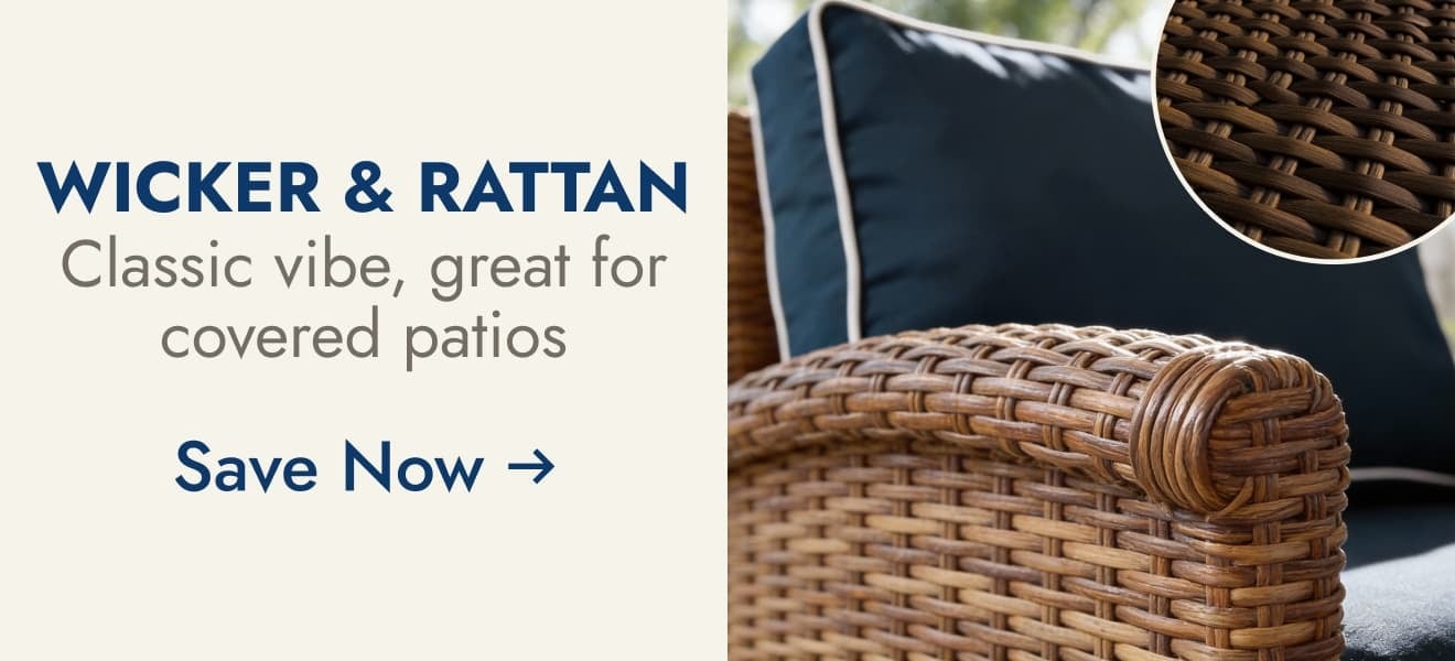 Wicker & Rattan Patio Furniture