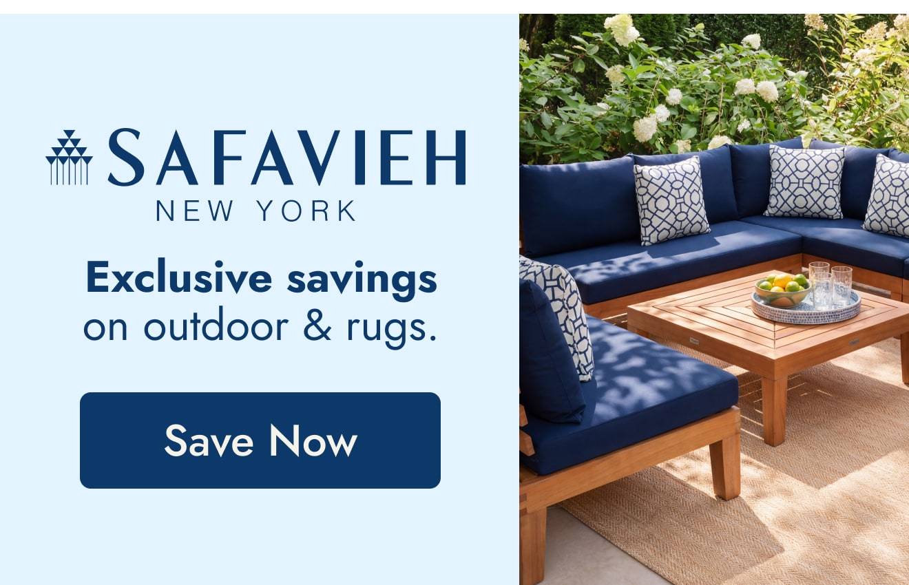 Safavieh: Exclusive Savings on Outdoor + Rugs!