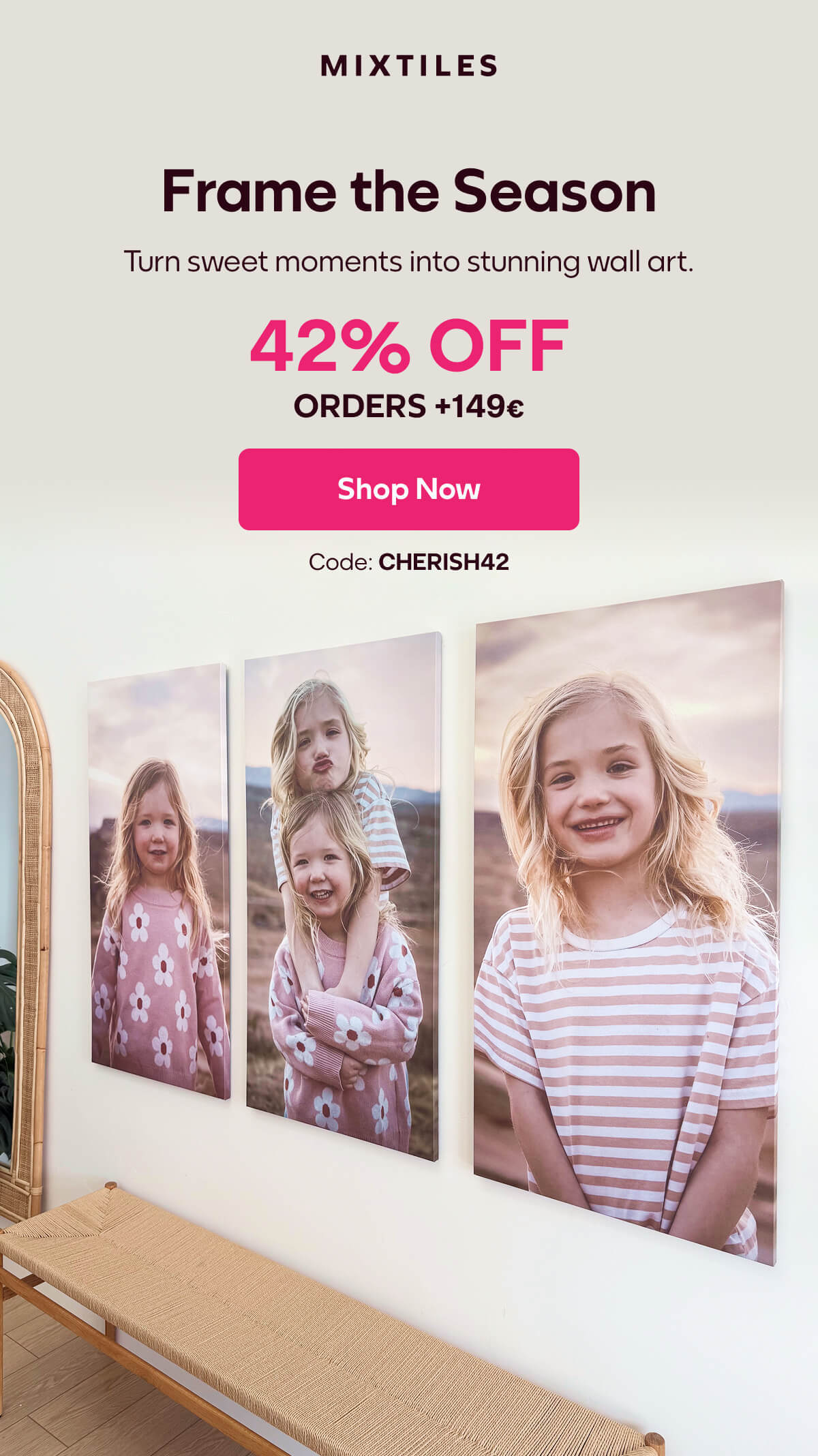 [MIXTILES] Turn sweet moments into stunning wall art with Mixtiles. | ORDER NOW