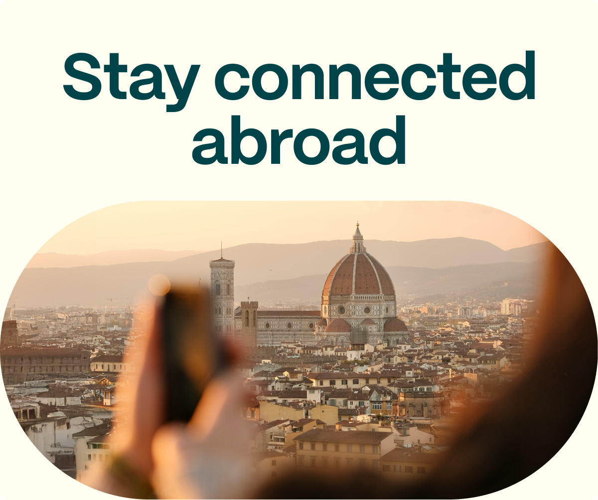 Stay connected abroad