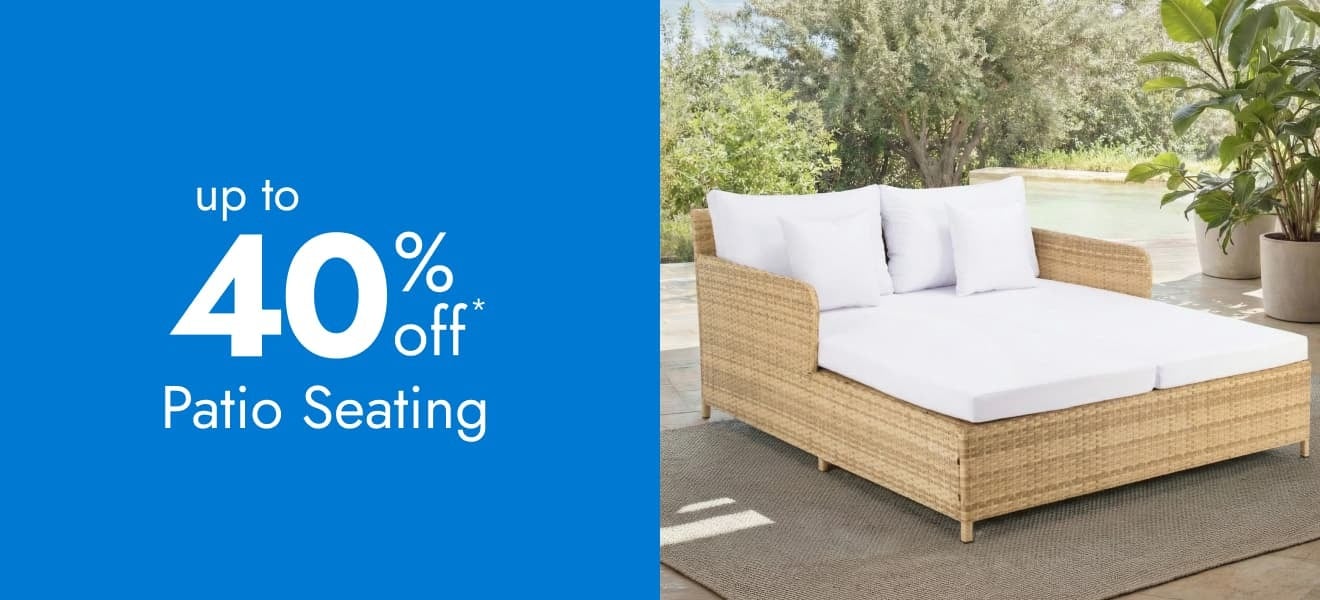 Patio Seating—Up to 40% Off