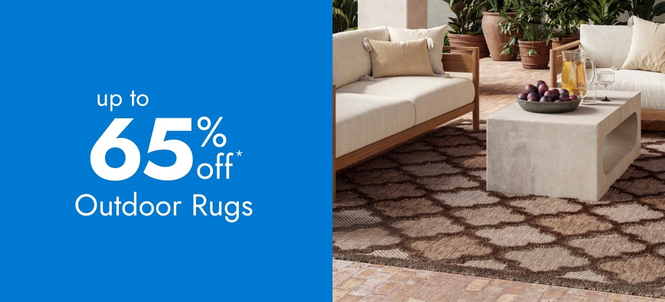 Outdoor Rugs—Up to 65% Off