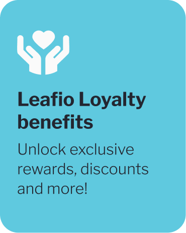 Leafio Loyalty benefits