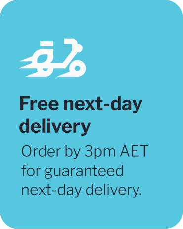 Free next-day delivery