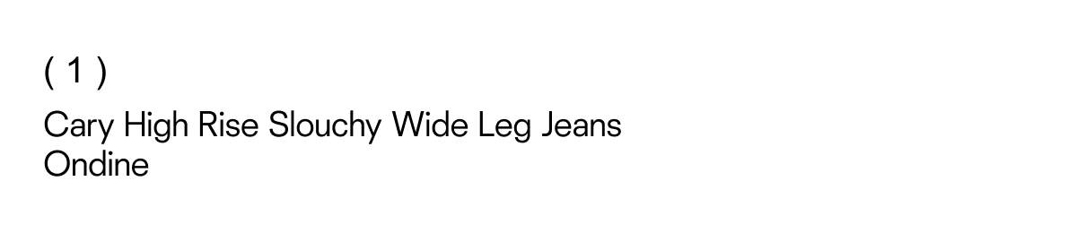 Cary High Rise Slouchy Wide Leg Jeans