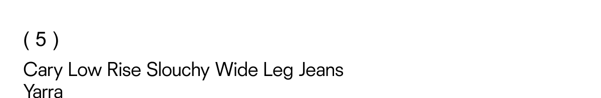 Cary High Rise Slouchy Wide Leg Jeans