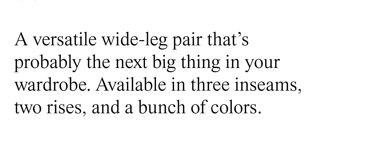 The next big thing in your wardrobe