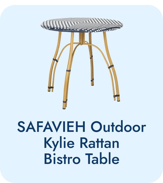 Rattan Bistro Table
