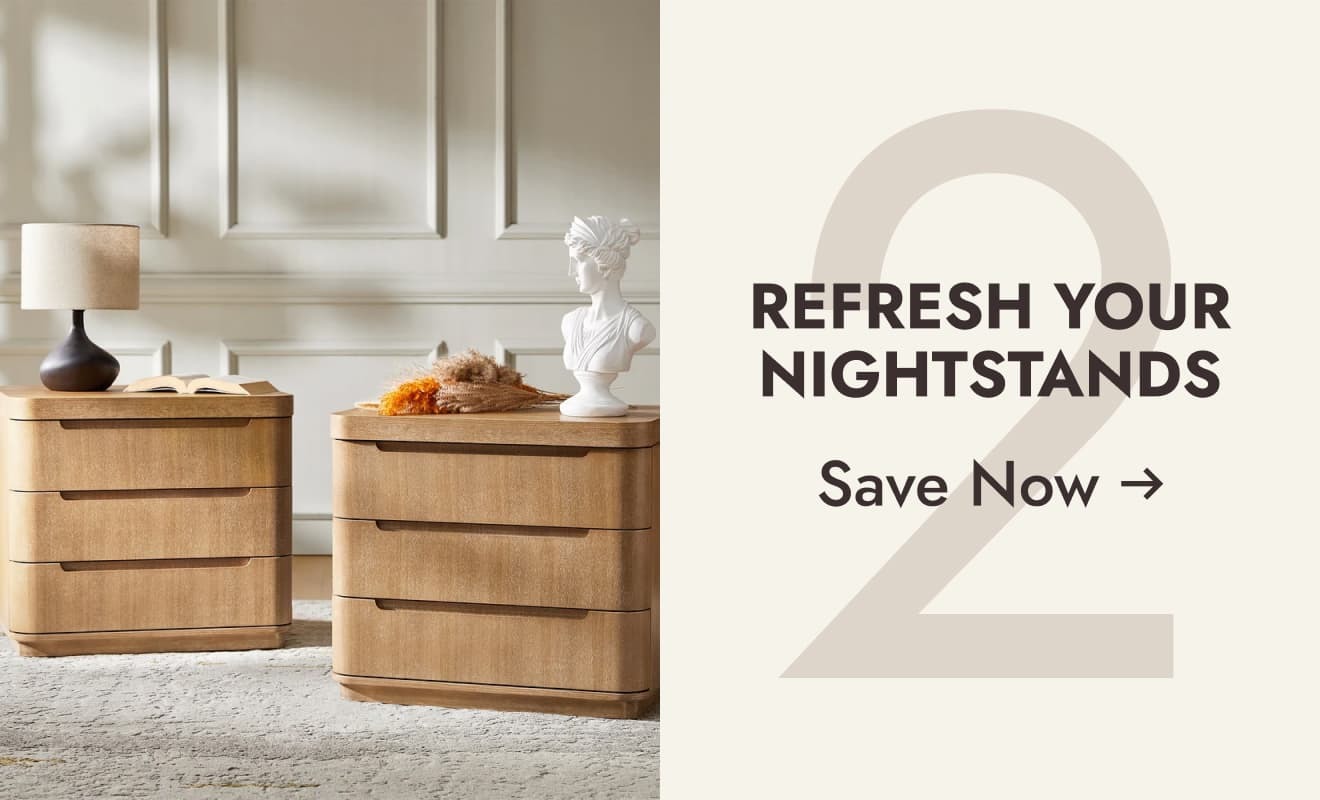 Step 2: Refresh your Nightstands