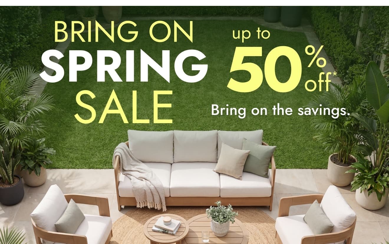 Shop the Bring on Spring Sale