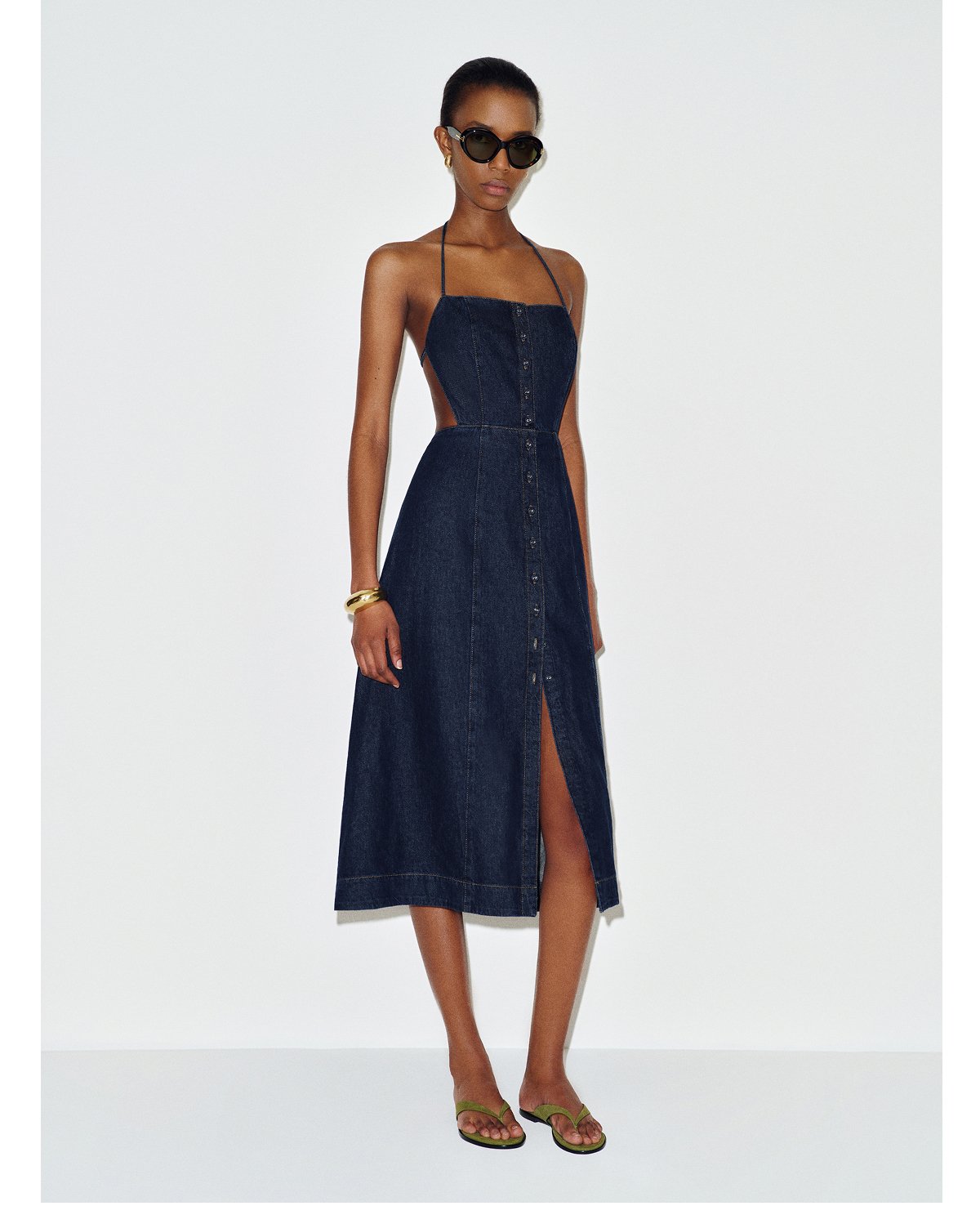 Manon Denim Midi Dress