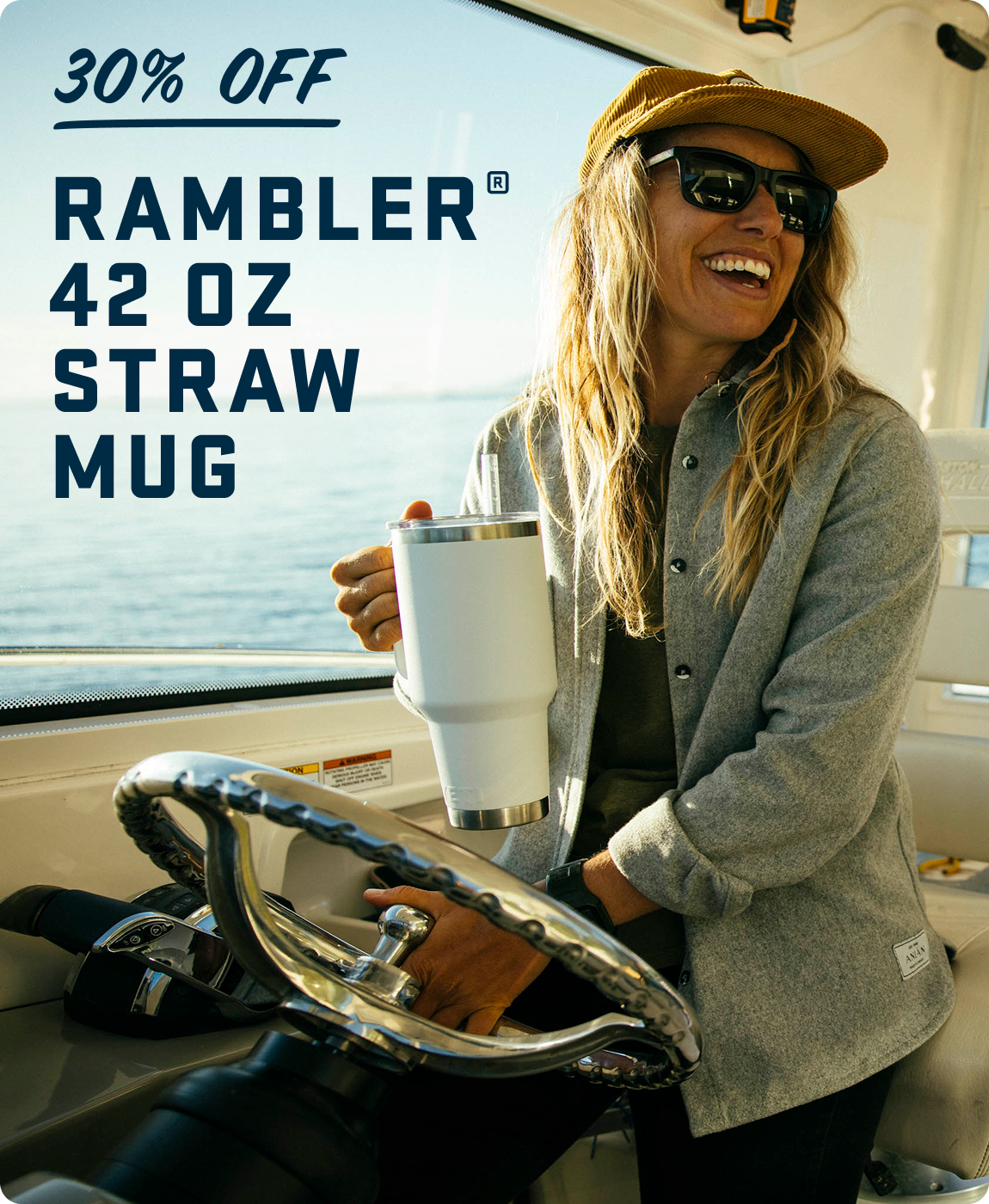 30% Off The Rambler® 42 oz. Straw Mug