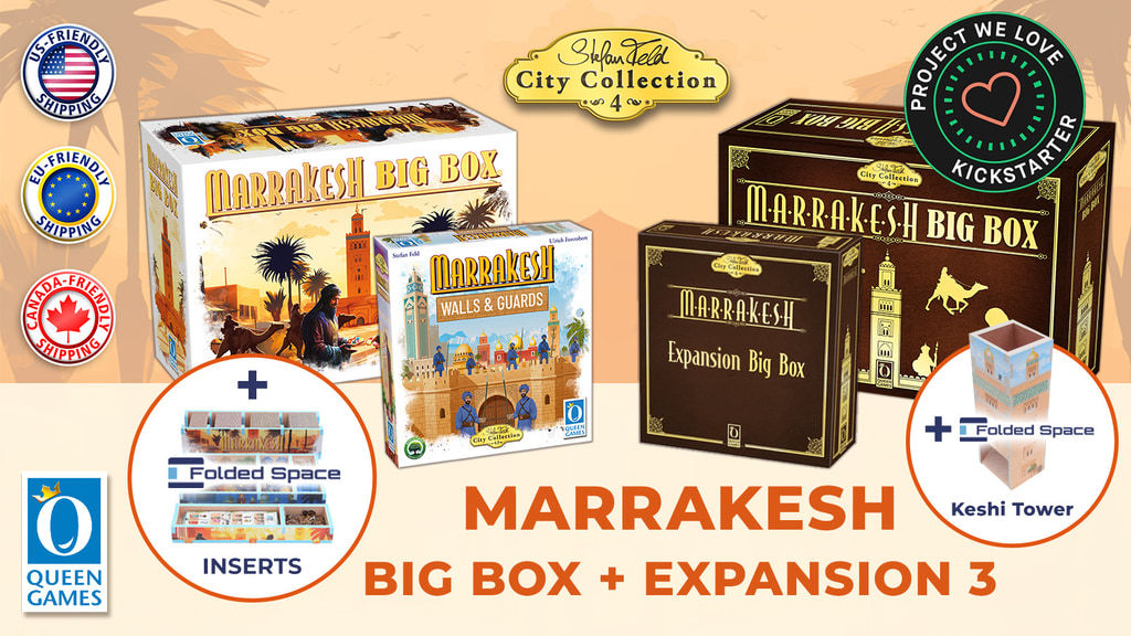 Marrakesh Expansion 3: Walls & Guards and Marrakesh Big Box