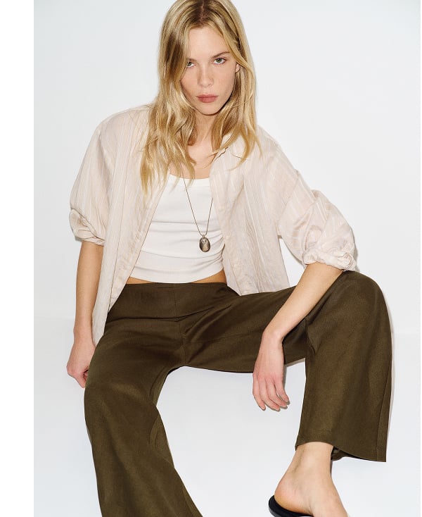 Gale Linen Mid Rise Pant