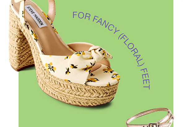 For Fancy (Floral) Feet