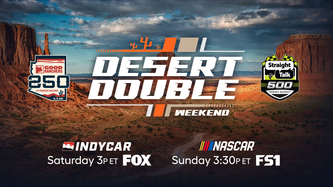 Desert Double Weekend Saturday 3P ET on FOX