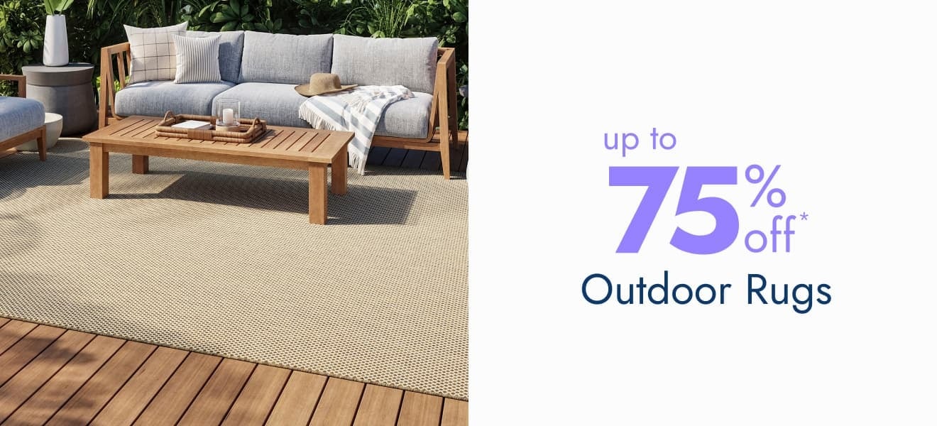 Save on Outdoor Rugs - up to 75% off