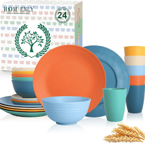 Wheat Straw Dinnerware Set