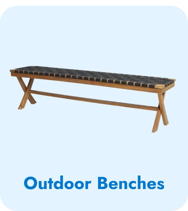 Save on Outdoor Benches