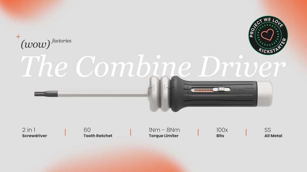 The Combine Driver: 2-in-1 Ratchet & Torque Screwdriver