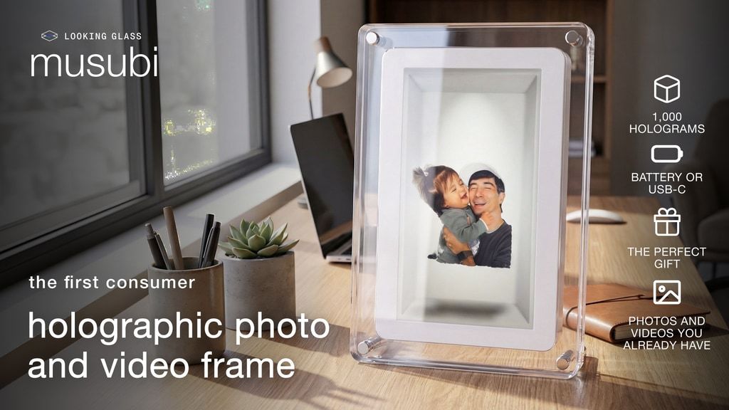 musubi: Holographic Photo and Video Frame