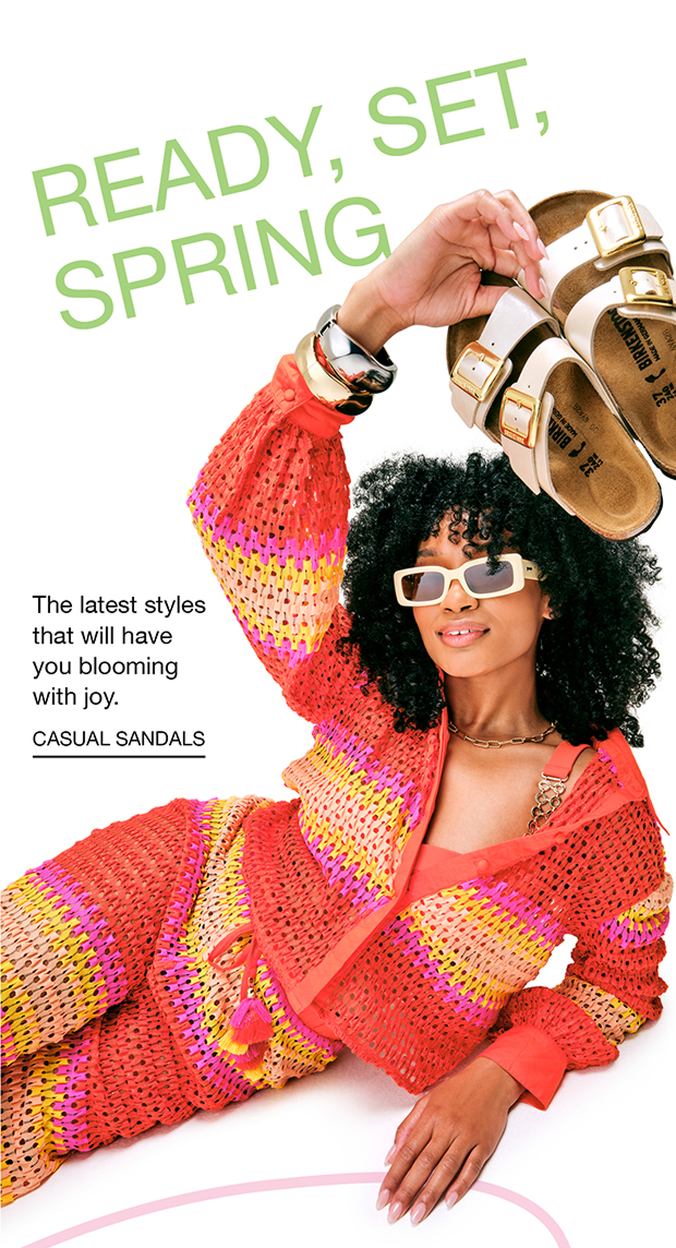 Ready, Set, Spring | Casual Sandals
