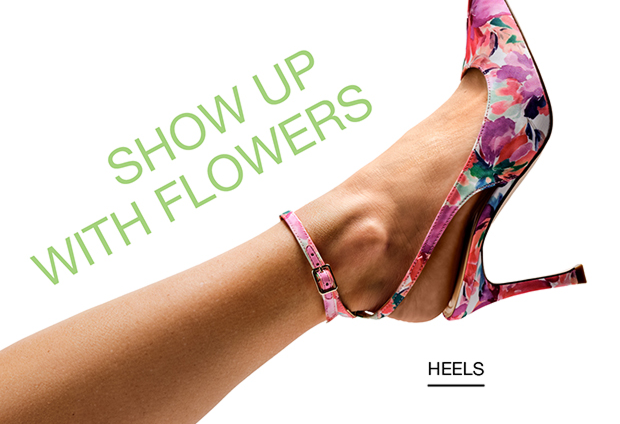 Shop Up With Flowers | Heels