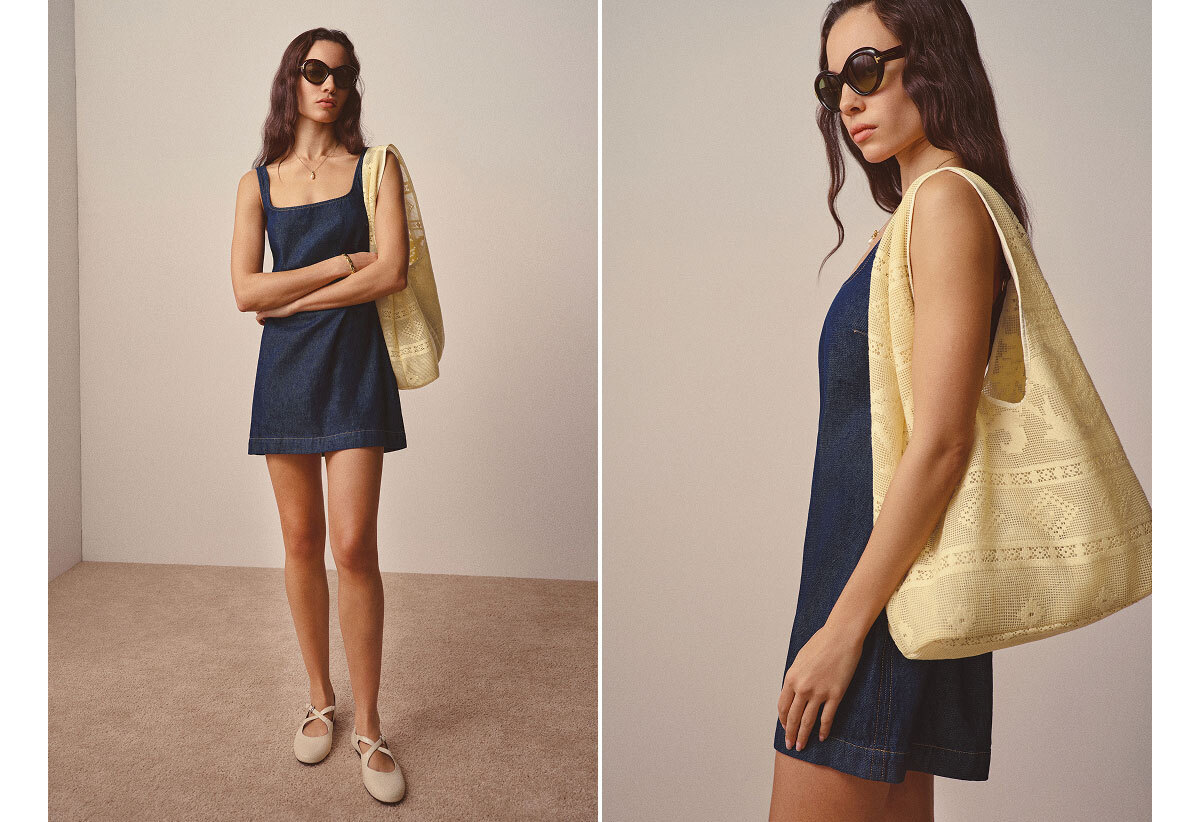 Elinda Denim Mini Dress