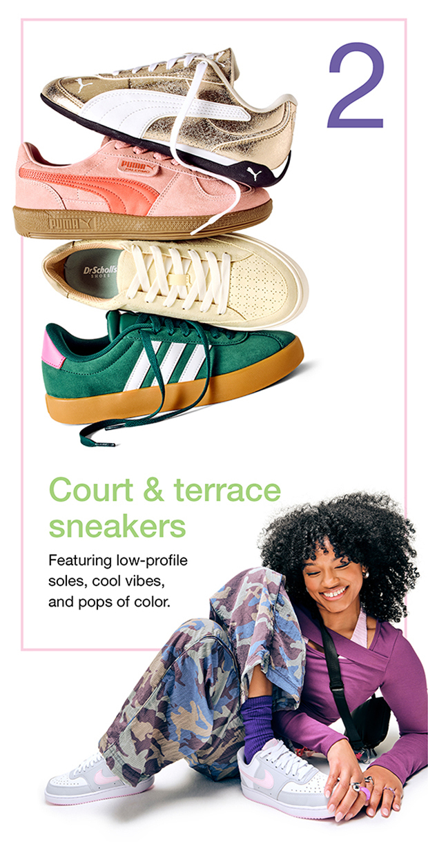 2 Court & terrace sneakers