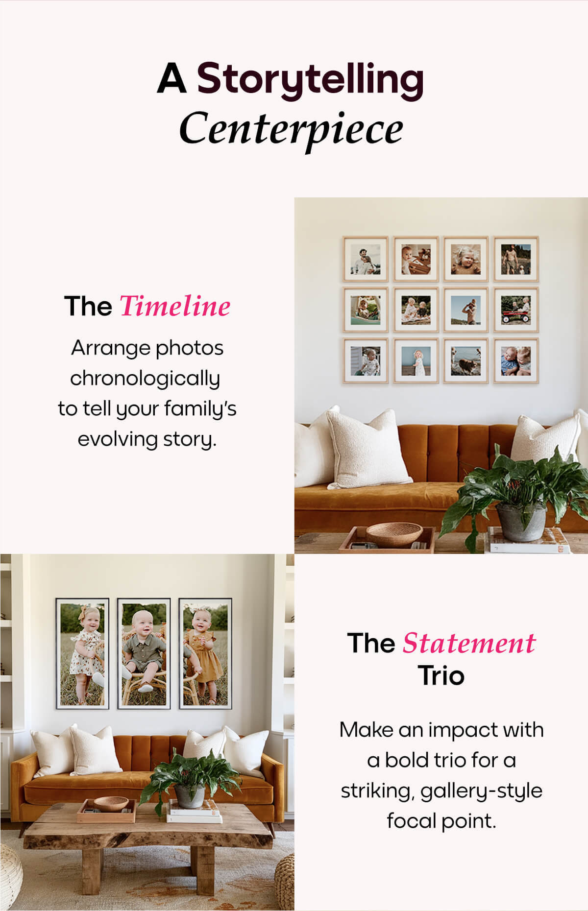 [MIXTILES] Turn your favorite moments into a living room centerpiece with Mixtiles. | ORDER NOW
