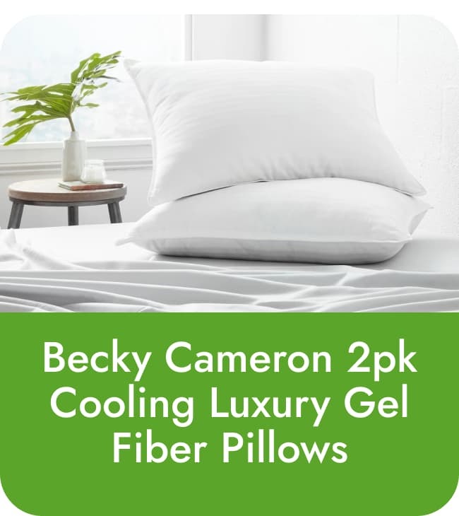 Save on Becky Cameron 2pk Cooling Luxury Gel Fiber Pillows