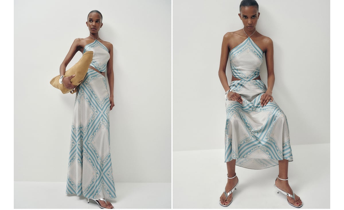 Effie Silk Two Piece