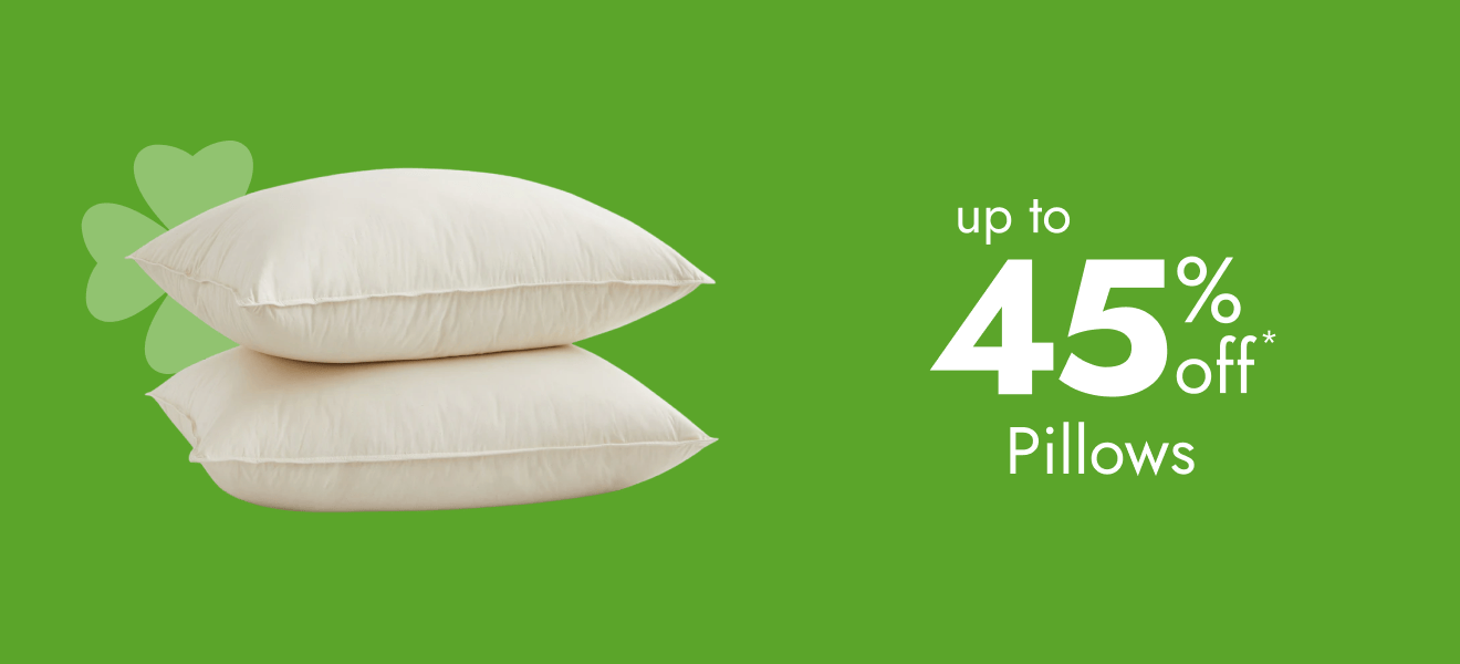 Save on Pillows—Up to 45% Off