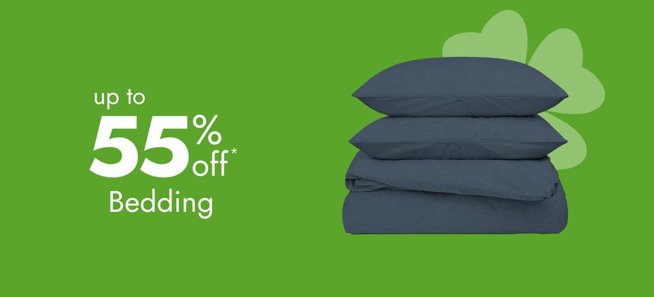 Save on Bedding—Up to 55% Off