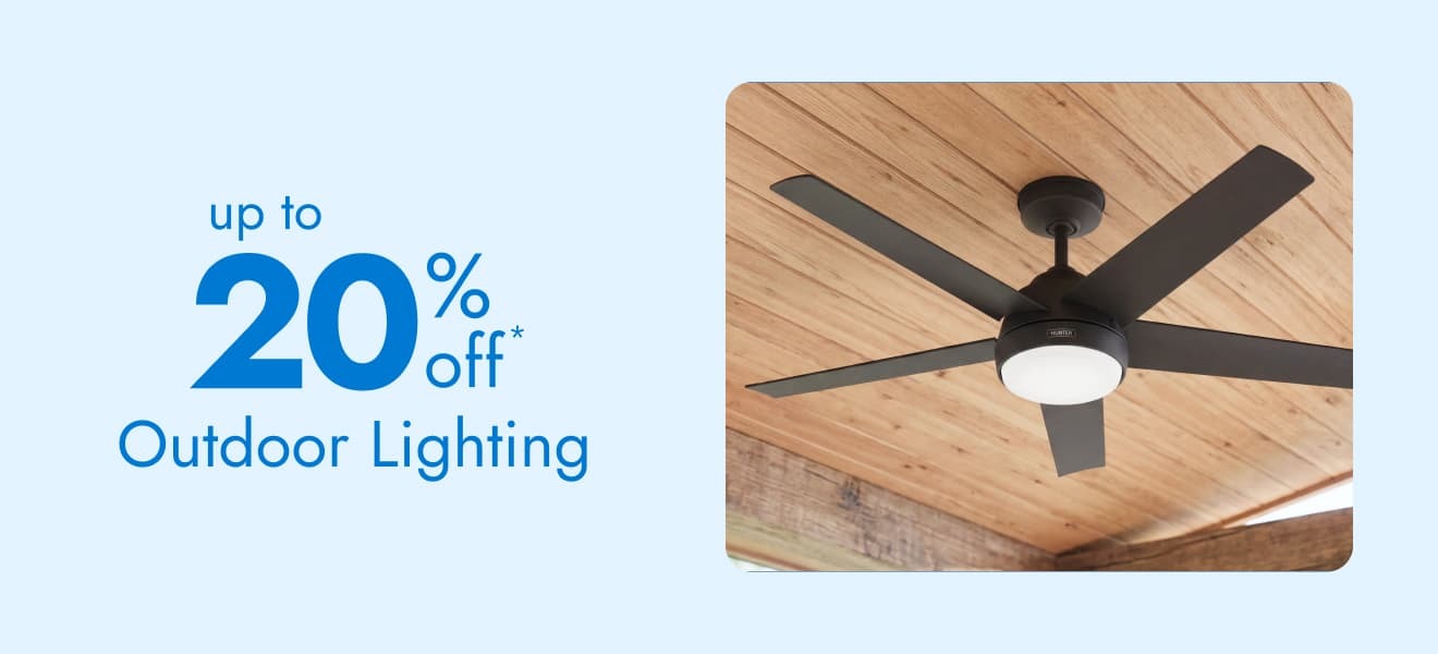 Outdoor Lighting - Up to 20% Off