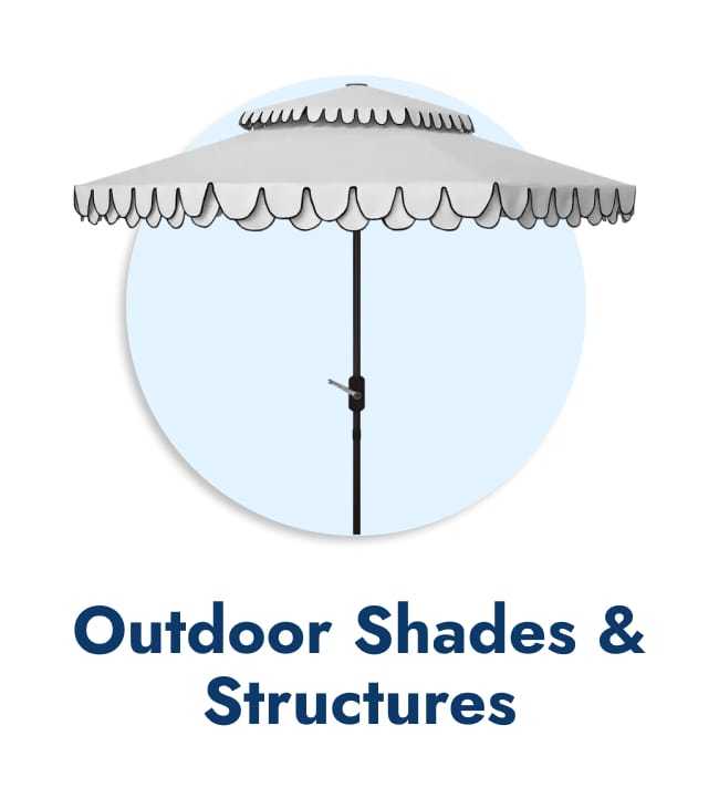 Save on outdoor shades & structures