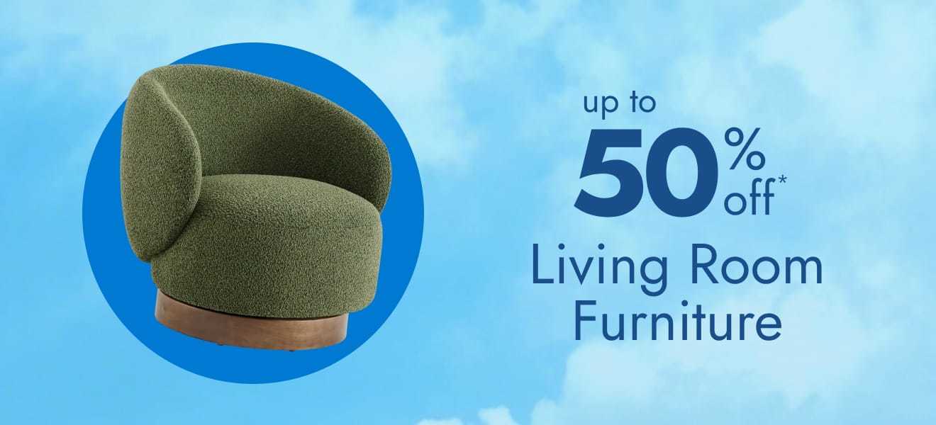 Living room furniture - up to 50% off