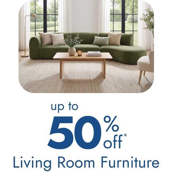 Living room furniture - up to 50% off