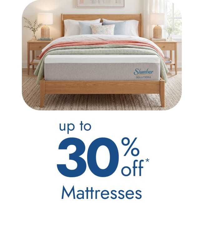 Mattresses- up to 30% off