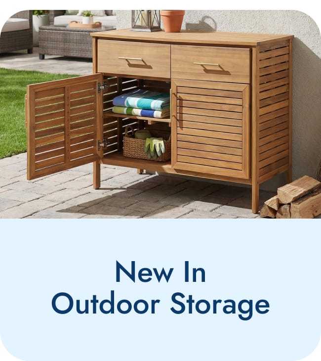 New in outdoor storage