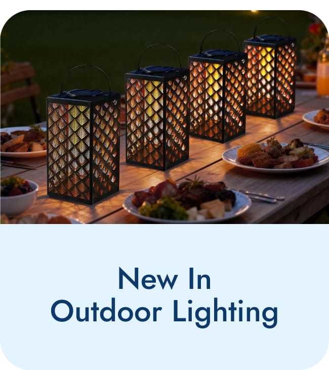 New in outdoor lighting