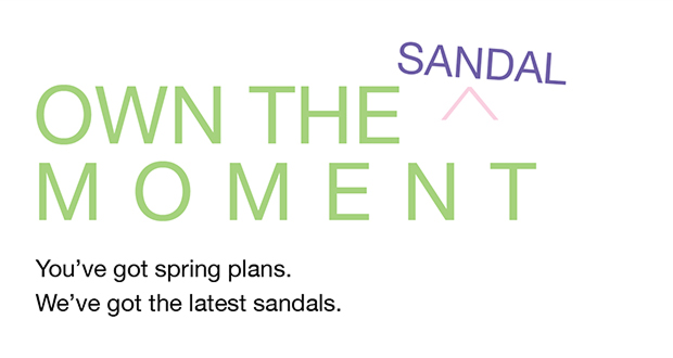 Own The Sandal Moment