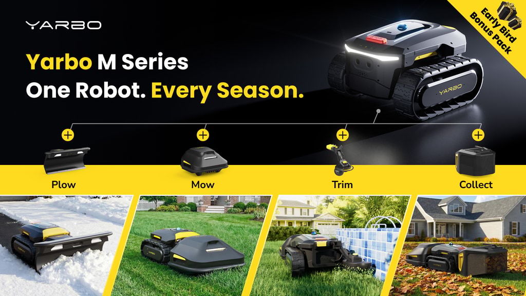 Yarbo M: Universal Modular Yard Robot