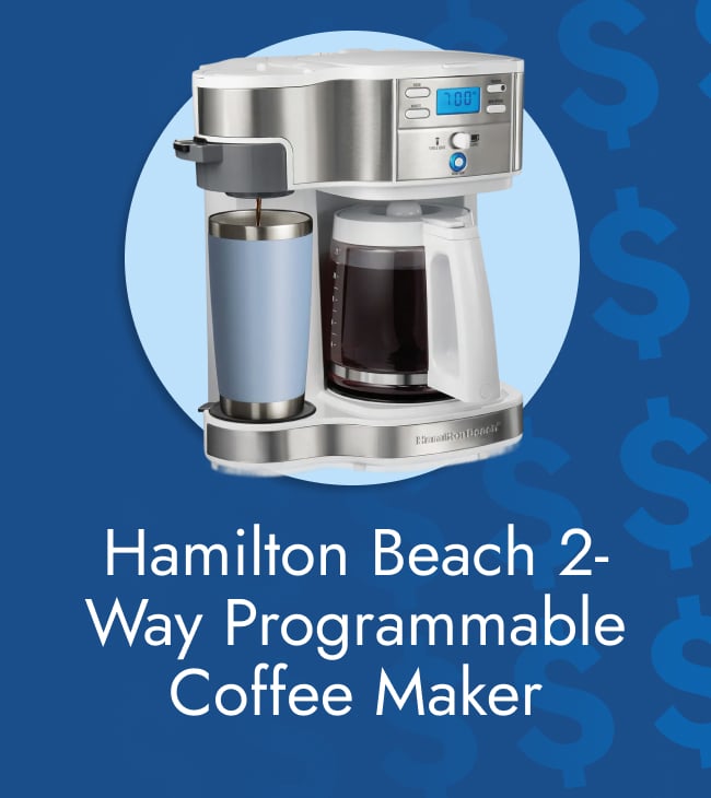 Hamilton Beach 2-way programmable coffee maker