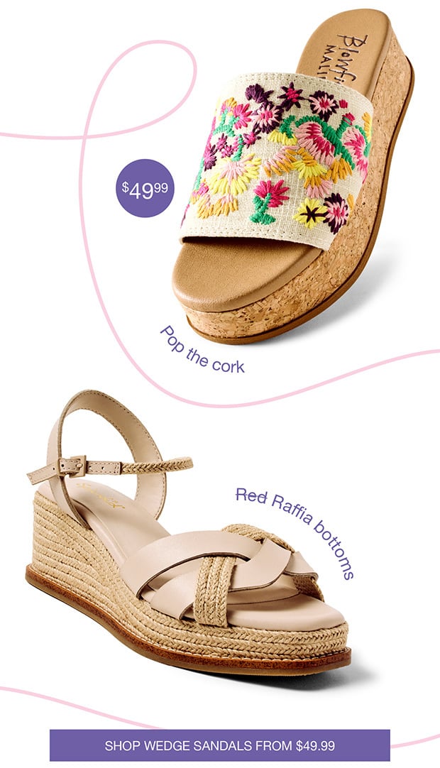 Shop Wedge Sandals From $49.99