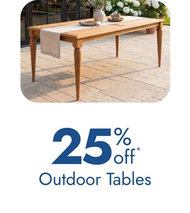 Outdoor tables