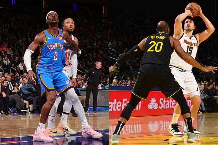 Shai Gilgeous-Alexander, Jalen Brunson, Al Horford, Nikola JokiÄ‡‡