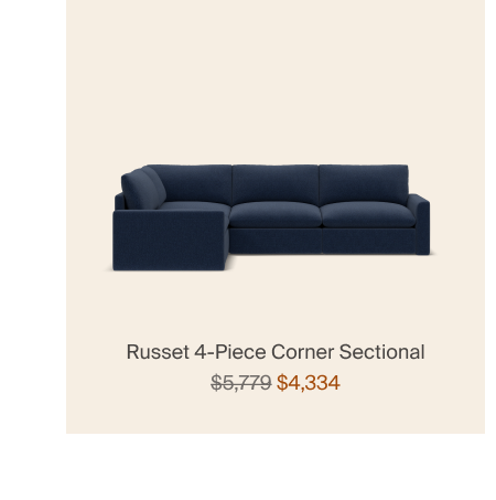Russet 4 piece