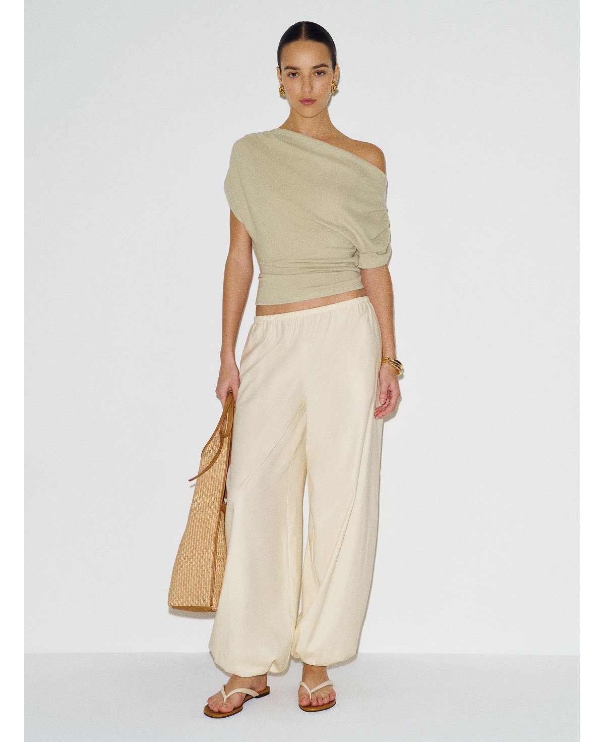 Veda Taylor Low Rise Leather Micro Short