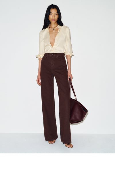 Cary High Rise Slouchy Wide Leg Jeans